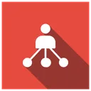 Free User Connect Network Icon