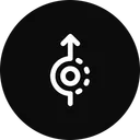 Free Uturn Straight Direction Icon