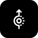 Free Uturn Straight Direction Icon