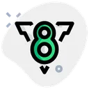 Free V Technology Logo Social Media Logo Icon