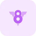 Free V 8 Technology Logo Social Media Logo Icon