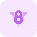 Free V 8 Technology Logo Social Media Logo Icon
