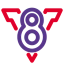 Free V Technology Logo Social Media Logo Icon
