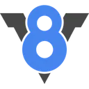 Free V Technology Logo Social Media Logo Icon