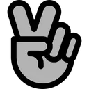 Free V Live Social Media Logo Logo Icône
