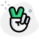 Free V Live Icon