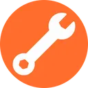 Free V Wrench Repair Tool Icon