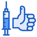 Free Vaccine Injection Syringe Icon