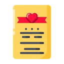 Free Valentine Greeting Card Icon