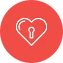 Free Valentine Love Lock Icon