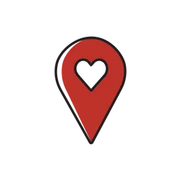 Free Valentine Location  Icon