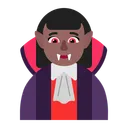Free Vampire Flat Medium Dark Icon