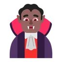 Free Vampire Flat Medium Dark Icon