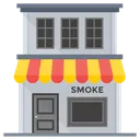 Free Vapor Shop Tobacco Shop Cigarette Kiosk Icon