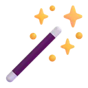 Free Varita Color Icono