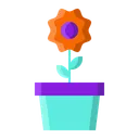 Free Vaso Fiore Pianta Icon