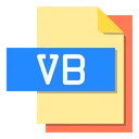 Free Vb File File Type Icône