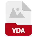 Free Vda File Format Icon