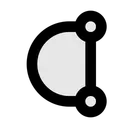 Free Vector Edit Semicircle  Icon
