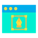Free Web Website Graphic Pen Icon