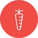 Free Vegetable Carrot Healthy Icon