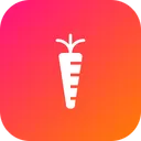 Free Vegetable Carrot Healthy Icon