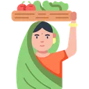 Free Vegetable Vendor Icon
