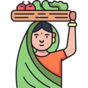 Free Vegetable Vendor Icon