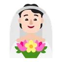 Free With Veil Flat Icon
