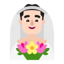 Free With Veil Flat Icon