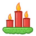 Free Velas de navidad  Icono