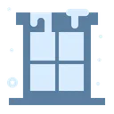 Free Ventana Casa Vidrio Icon