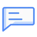 Free Cuadro De Chat Chat Bocadillo Icono