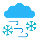 Free Ventisca Nieve Clima Icono
