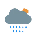 Free Verao Chuva Nuvens Ícone