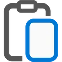 Free Vergangenheit Kopie Datei Symbol