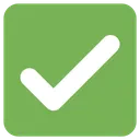 Free Verifique Perfeito Pesado Ícone