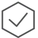 Free Verifique Hexagono Ícone