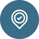 Free Verified Approve Pin Icon