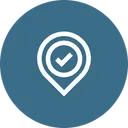 Free Verified Approve Pin Icon