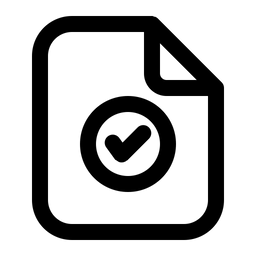 Free Verifizierte Datei  Symbol