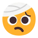 Free Mit Kopfverband Flach Symbol