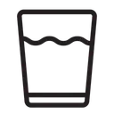 Free Verre A Eau Verre Boisson Icône