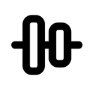 Free Vertical Align Center Object Icon