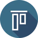 Free Vertical Align Top Icon