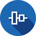 Free Vertical Vertically Center Icon