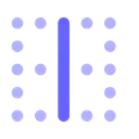 Free Vertical Border Border Vertical Center Border Icon