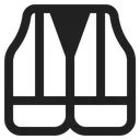 Free Vest High Contrast Icon