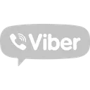 Free Viber Grey Logo Icon