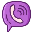Free Viber  Symbol